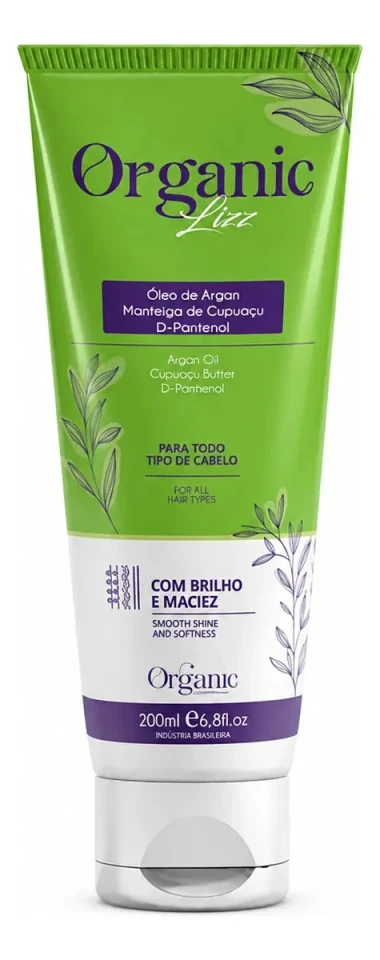 Embalagem Organic Lizz de Chuveiro 200ml.